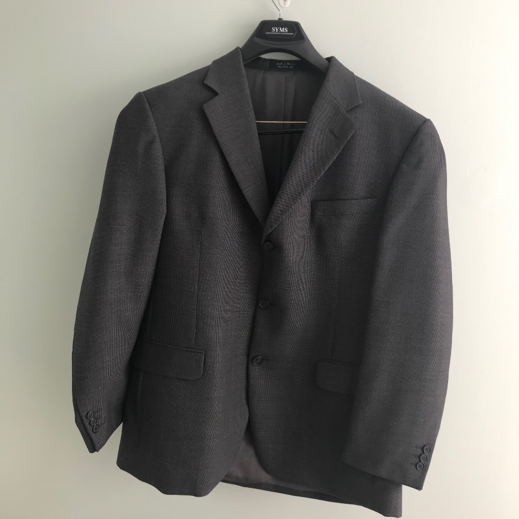 Andrew Fezza Grey Black Suit